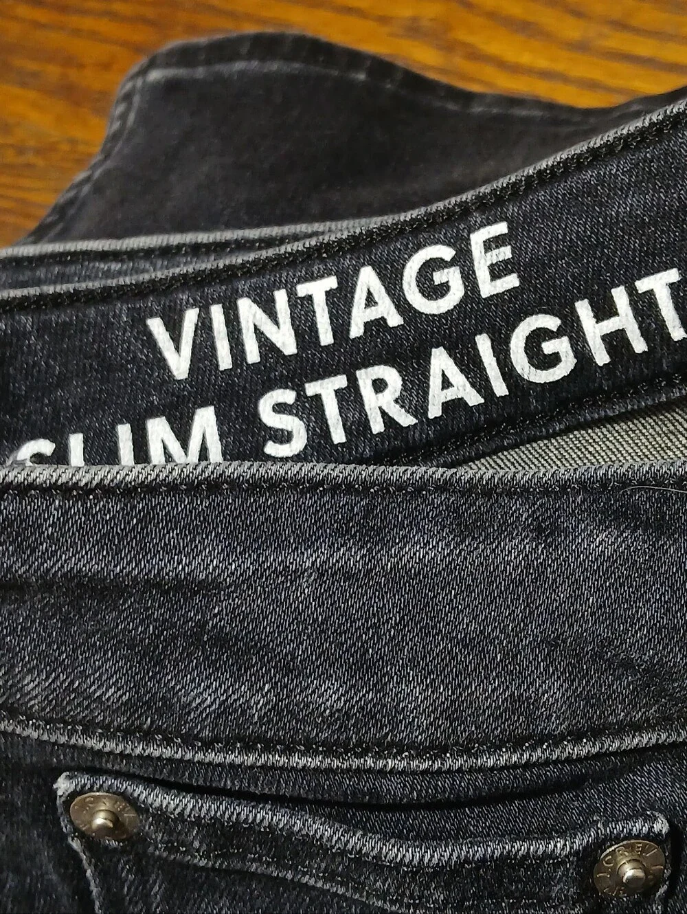 J Crew Jeans Curvy Vintage Slim Straight Charcoal Stretch Denim Fall Winter